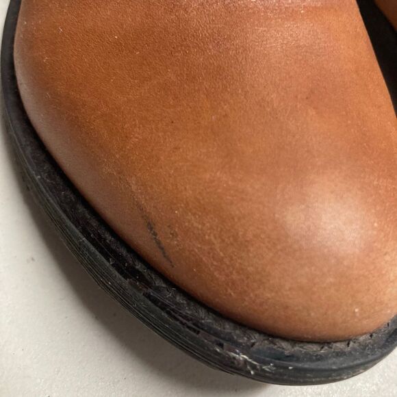 STEVE MADDEN Albany Tall Cognac Brown Leather Equestrian Riding Boot Size 8 - Picture 11 of 12